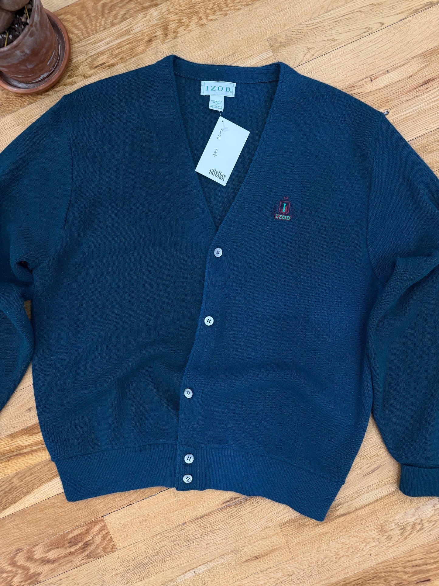 90’s Izod Cardigan-Large