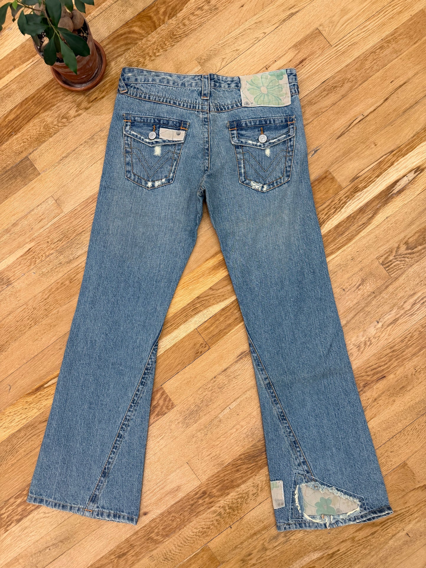 Y2K Seal Company Jeans