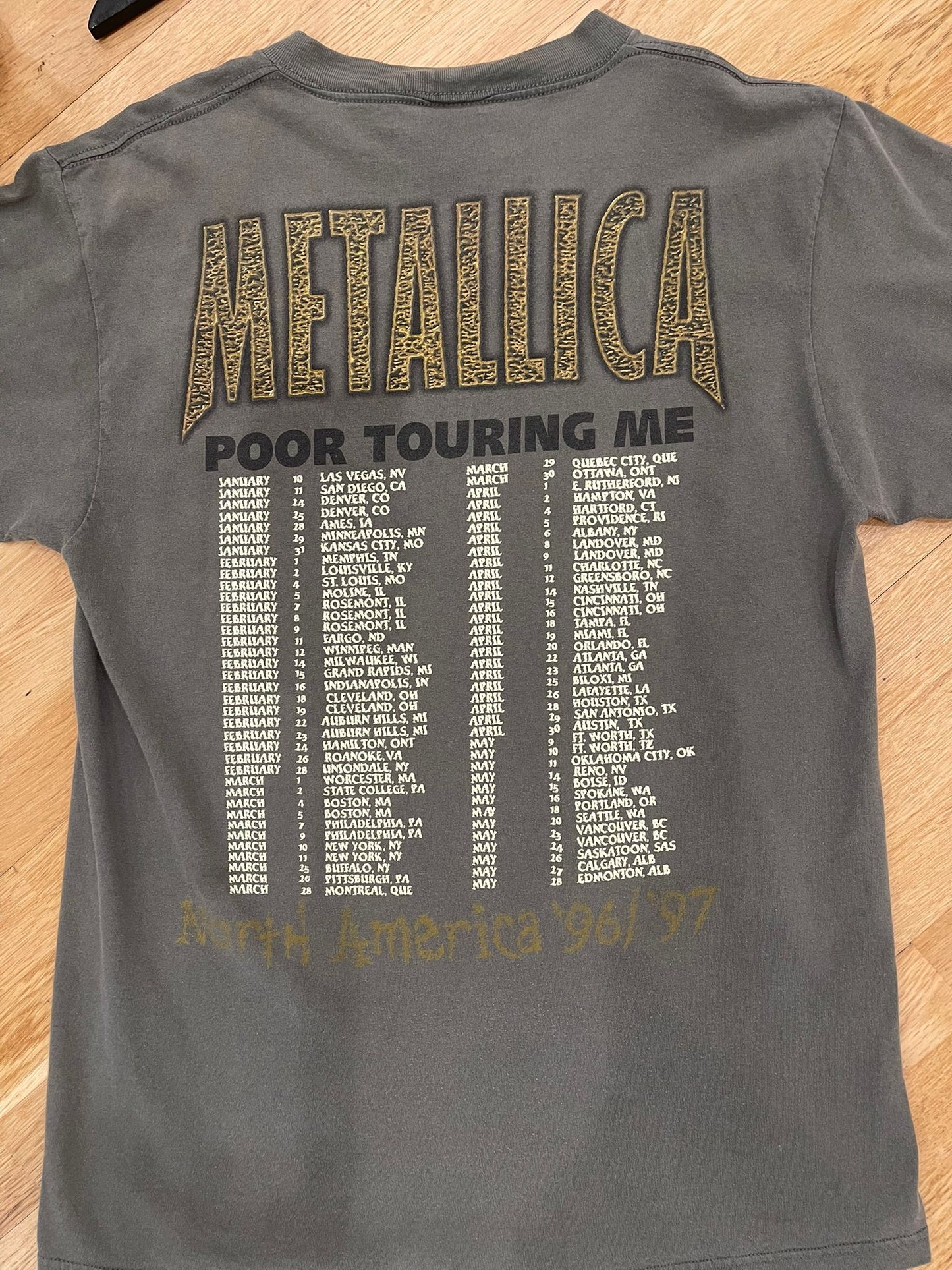 96/97 Metallica Poor Touring Me-Large