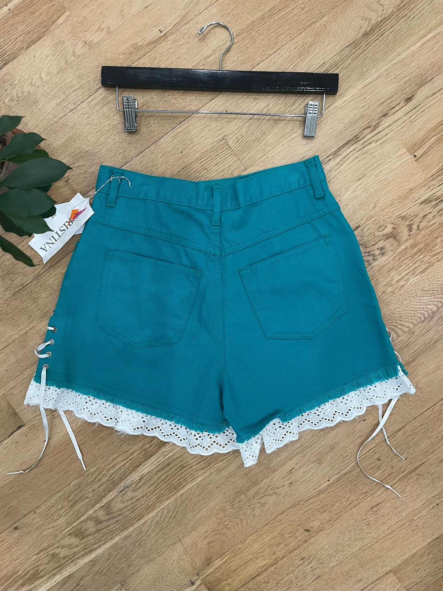 Cristina Shorts w/ Lace Trim