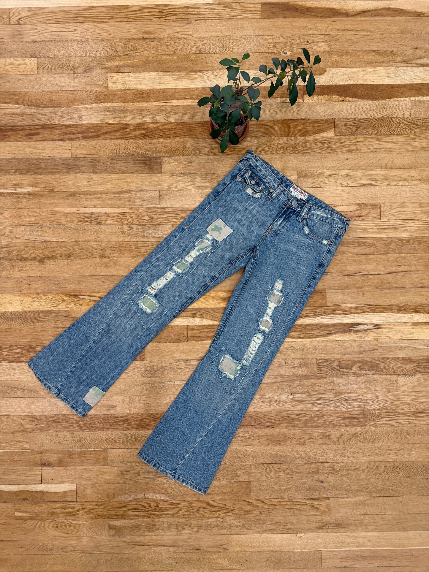 Y2K Seal Company Jeans