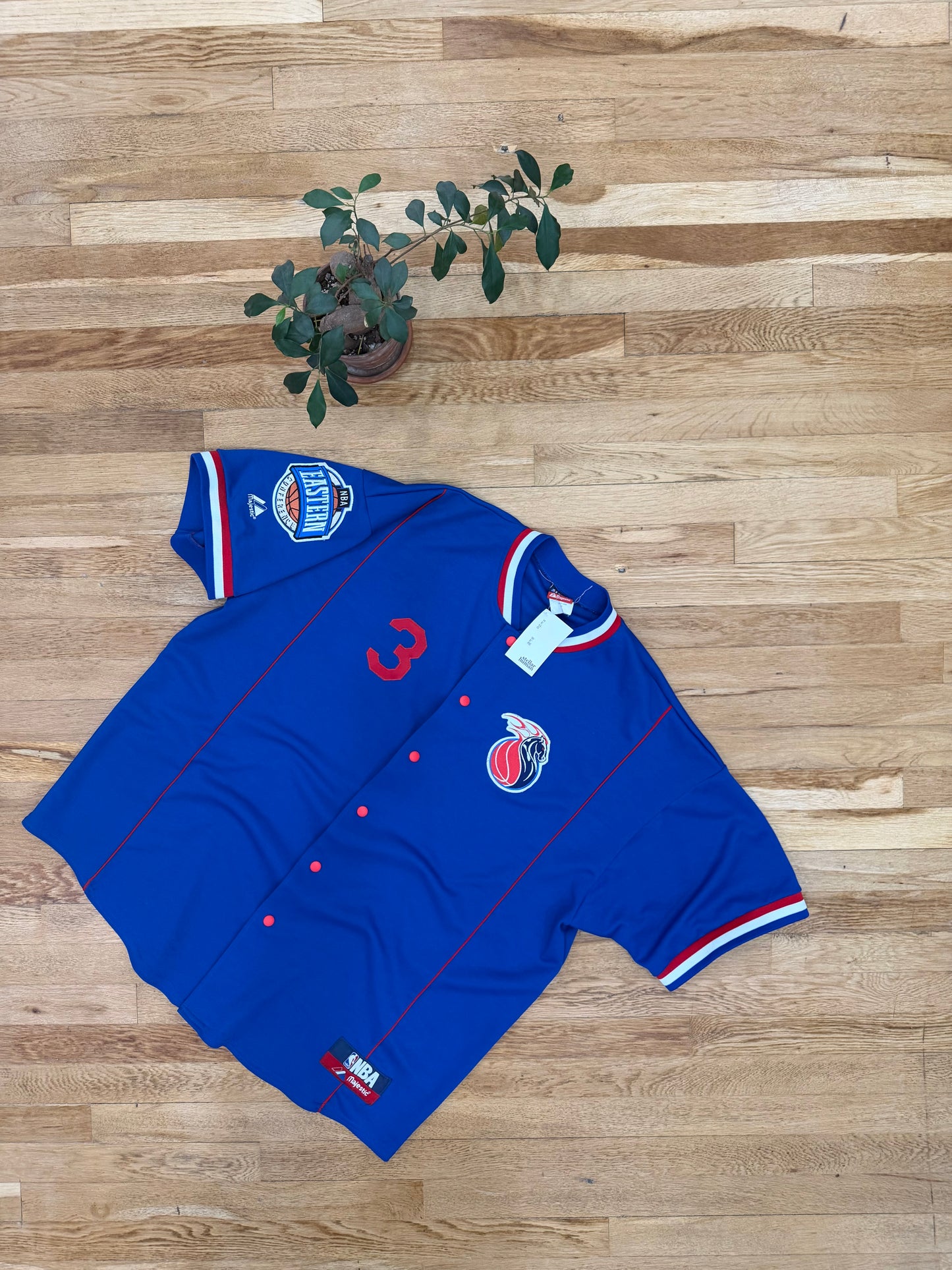 Y2K Ben Wallace all star warm up jersey-XL