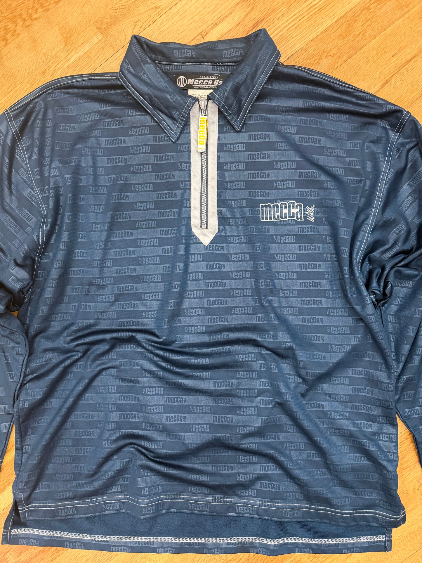 90’s Mecca Quarter zip Jersey-XL