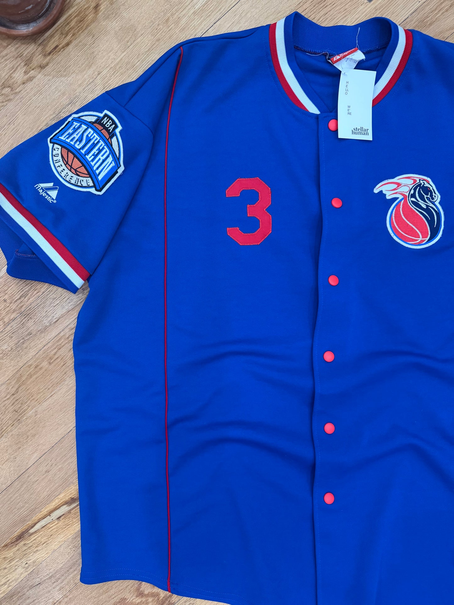 Y2K Ben Wallace all star warm up jersey-XL