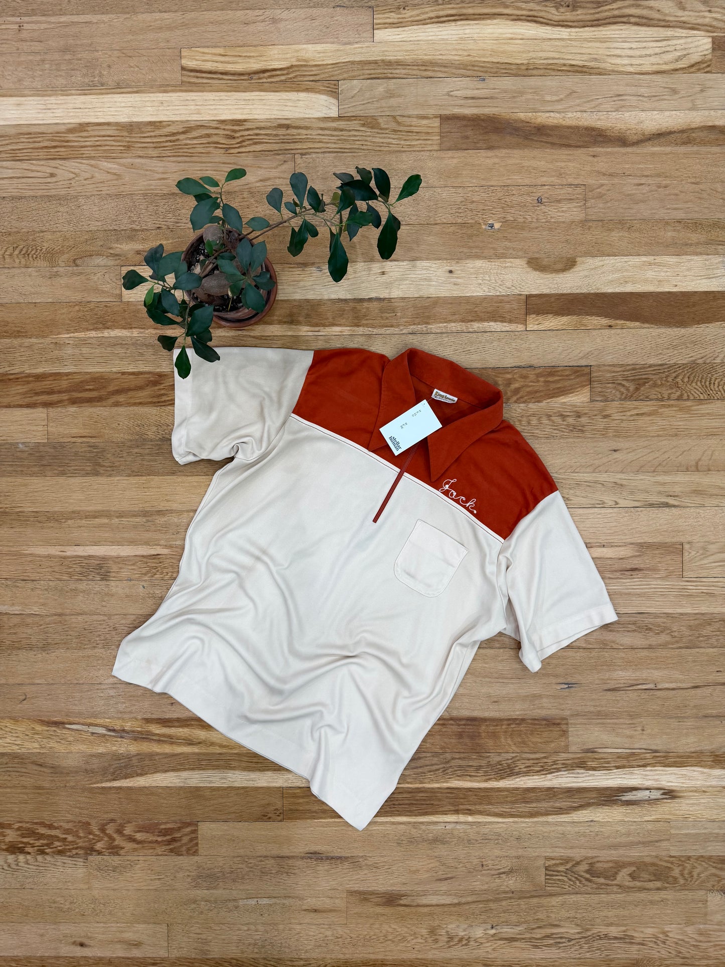 70’s Ted’s Restaurant Zip Polo-Large