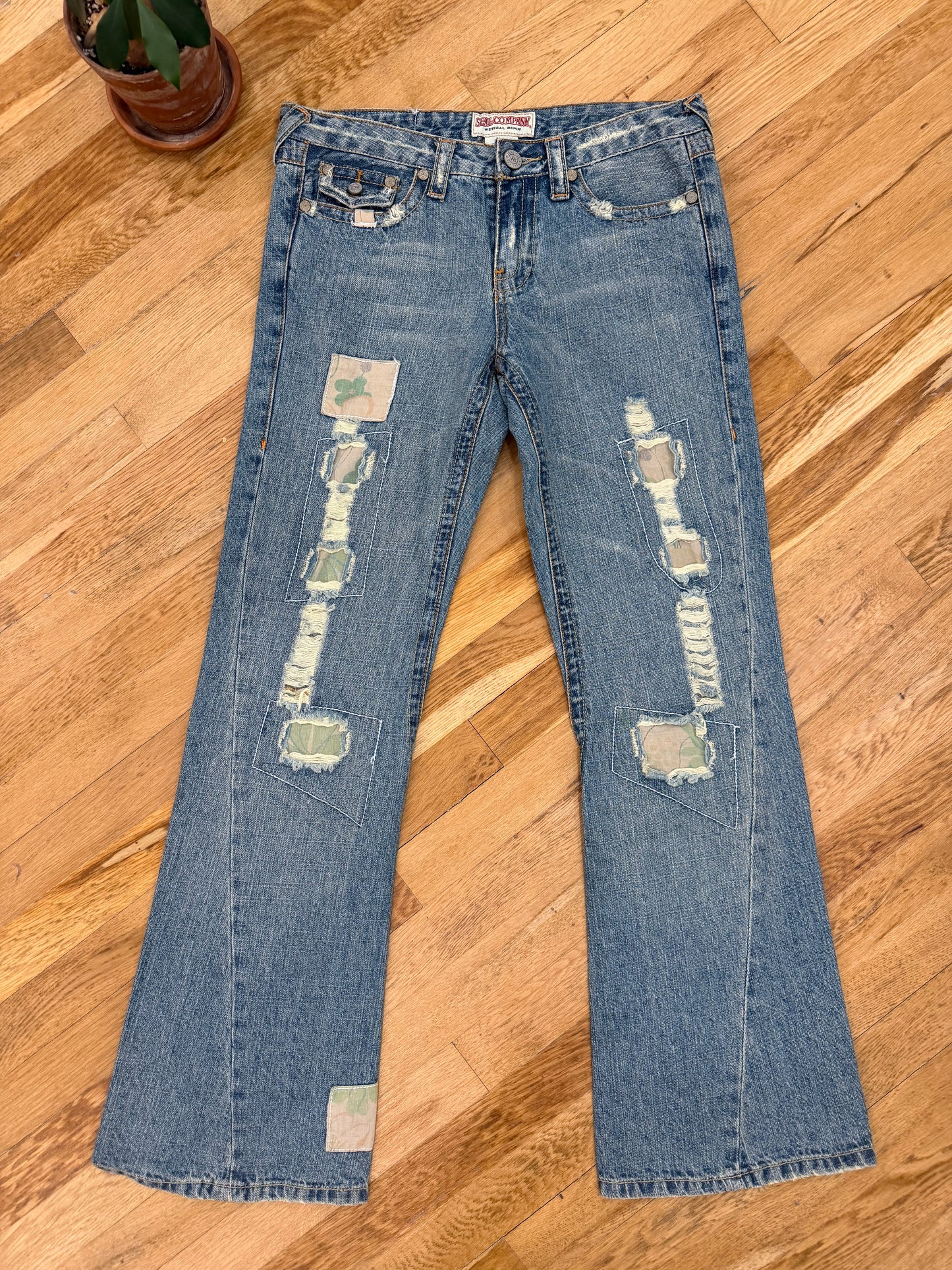 Y2K Seal Company Jeans