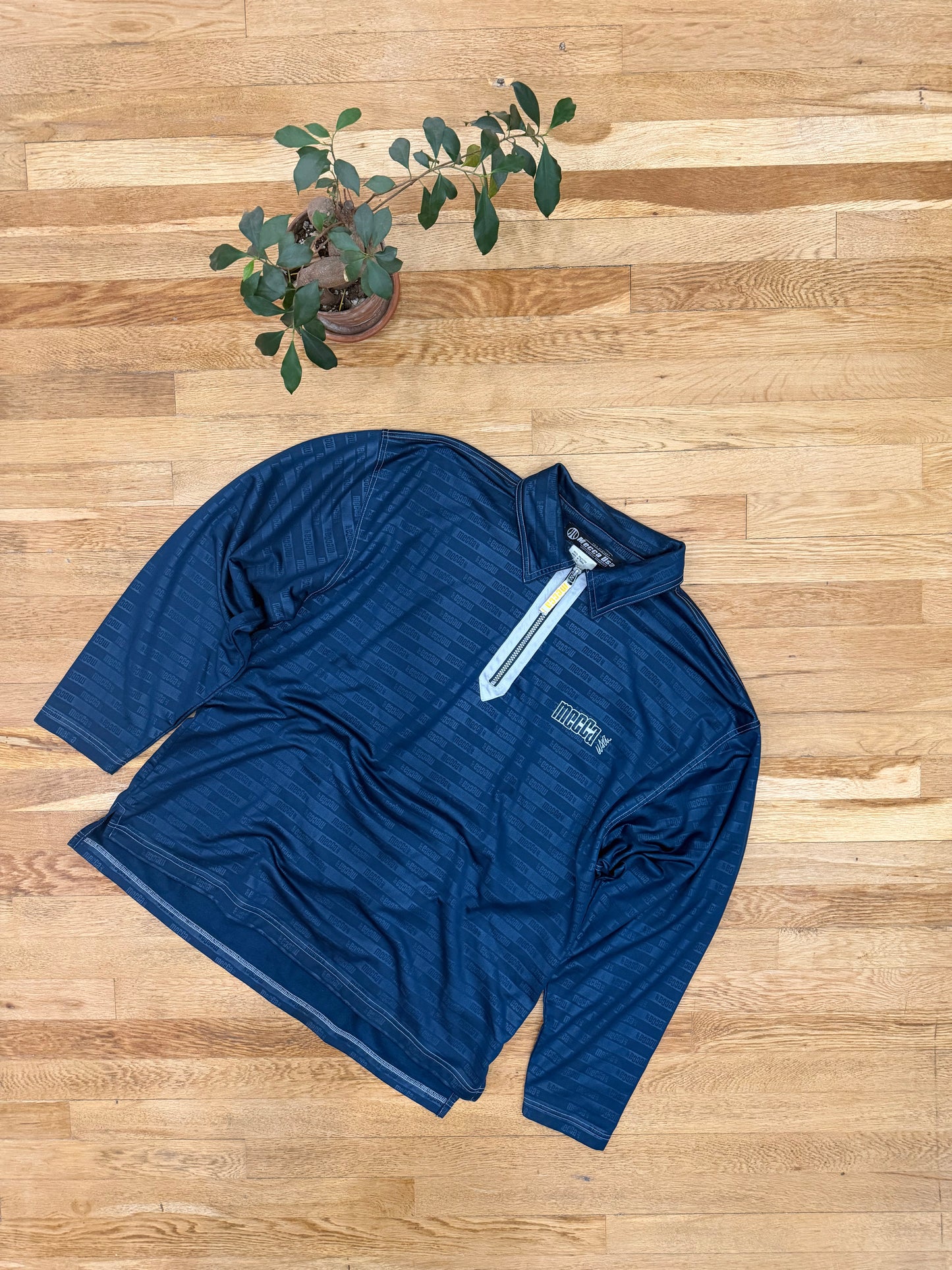 90’s Mecca Quarter zip Jersey-XL