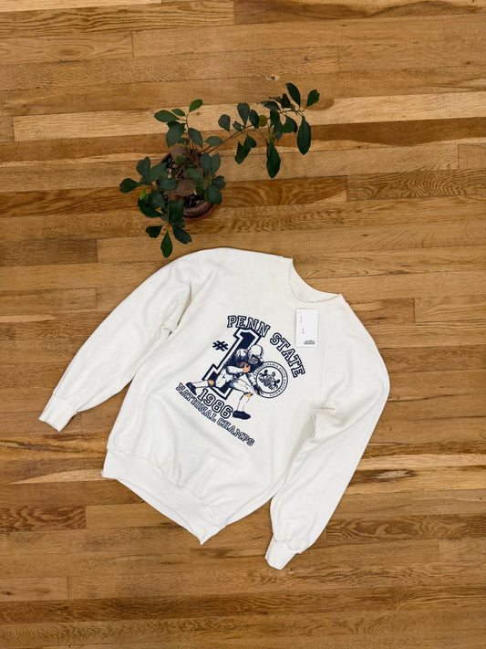 1986 Penn State Crewneck-Small