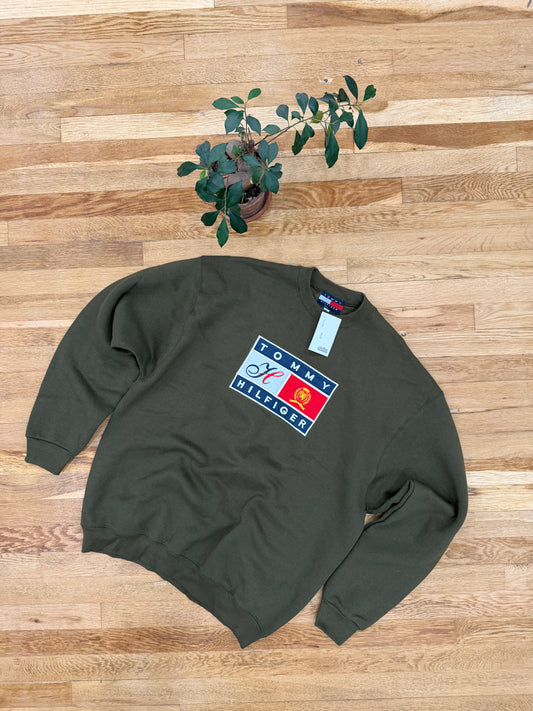 90’s Bootleg Tommy Hilfiger Crewneck-XL