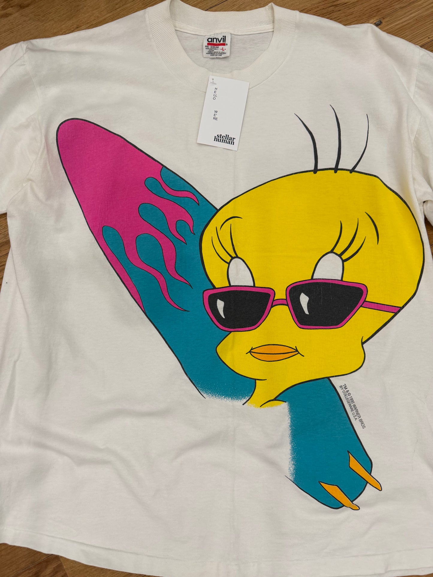 90’s Tweety Surf Tee-Large