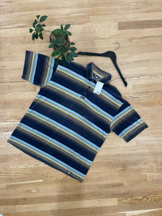 90’s Lost Enterprise Velour Polo-Large