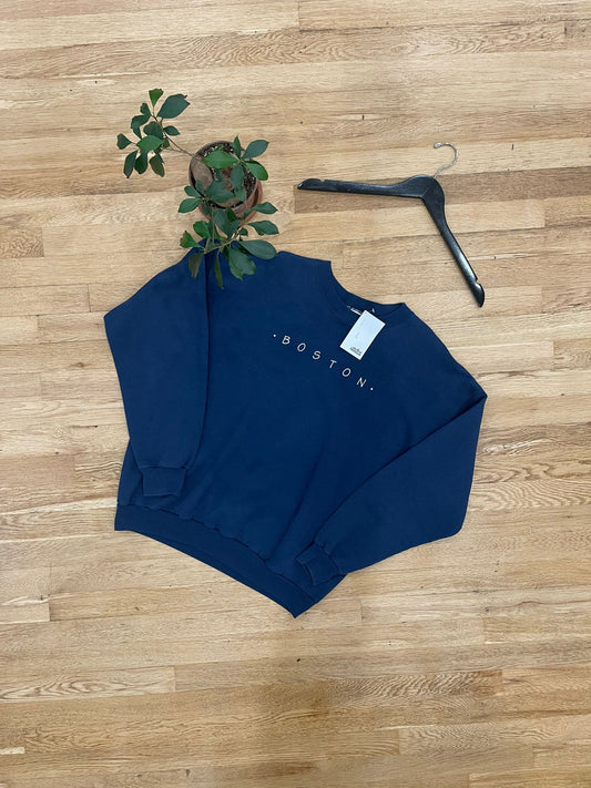 90’s Boston Spellout Crewneck