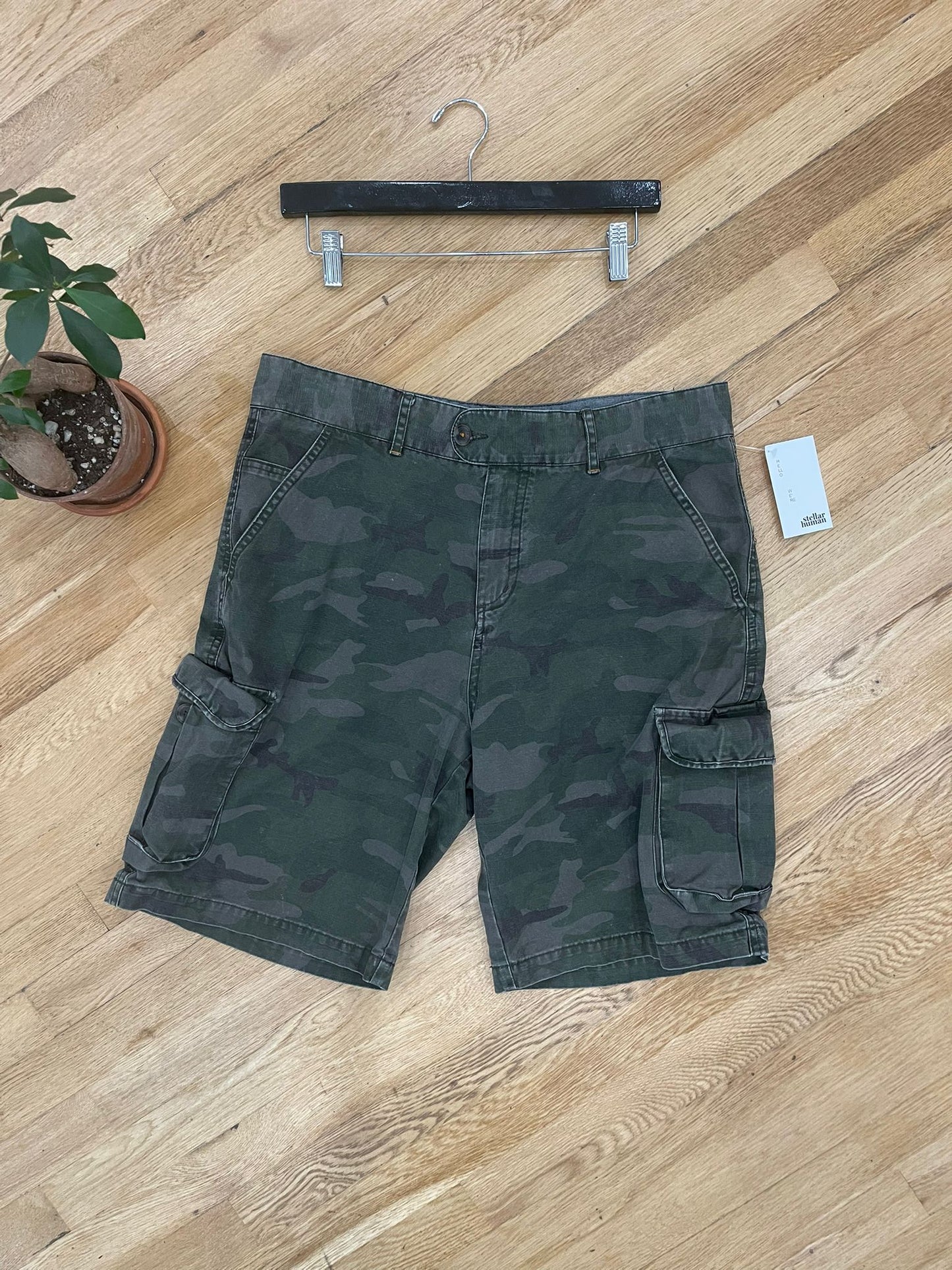 WRK Materials Camo Cargo Shorts